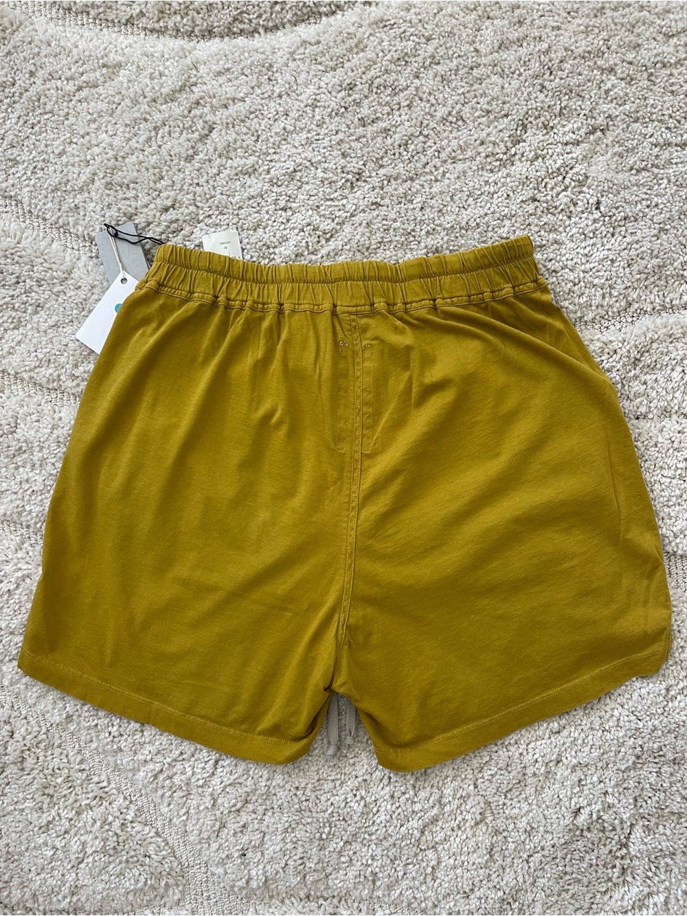 Rick Owens Mustard Phleg Boxer Shorts - Picture 2 of 6